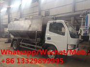 Euro 3 120hp diesel 4tons China supplier of bulk feed truck for sale, Farm-oriented and livestock poultry feed vehicle