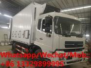 Customized dongfeng 6.4m length yonger baby chick refrigerated truck for sale, diesel 190hp day old chick van vehicle