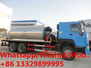 SINO TRUK HOWO 6*4 LHD 336hp 16cbm diesel asphalt tanker truck for sale, customized HOWO 14tons bitumen spreading tanker