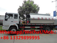 Customized SINO TRUK HOWO 4*2 RHD 8T intelligent type asphalt tanker vehicle for sale, 10CBM bitumen spreading truck