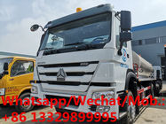 Customized SINO TRUK HOWO 4*2 RHD 8T intelligent type asphalt tanker vehicle for sale, 10CBM bitumen spreading truck