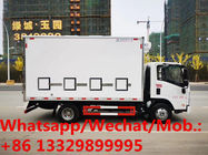 Factory sale poultry live ISUZU KV100 baby chick transported truck for sale, China supplier of day old chick vehicle