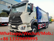 Customized SINO TRUK 20CBM compacted garbage truck for Africa, Good quality new rear loader garbage truck for sale