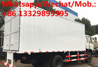 HOT SALE!  Best price new dongfeng 4*2 LHD/RHD 10tons van cargo truck, factory sale good customized cargo van truck