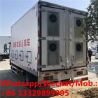 new manufactured ISUZU livestock poultry day old chick transported vehicle for sale, refrigerated truck for baby chick