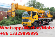 HOT SALE! FOTON brand 4*2 LHD 16T mobile crane truck for sale,customized cheaper price 16T mobile truck crane for sale,