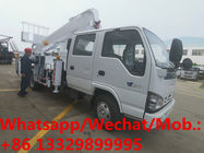 Customized ISUZU brand 4*2 2 rows 18m telescopic aerial working platform truck for sale, High altitude operation truck