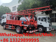 Customized 200m depth water well Drilling Machine mounted on truck for sale, HOT SALE! Water well drilling rig on truck