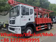 Factory sale! new dongfeng 100m depth water well drilling rig on truck, best price cargo truck with water drilling rig