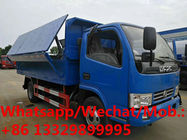 HOT SALE!  customized RHD 3T-5T garbage dump truck for domestic wastes transportation, GOOD PRICE! 4T dump tipper truck