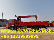 Customized SINO TRUK HOWO 8tons telescopic crane boom mounted on cargo truck for sale, HOT SALE! cargo truck with crane