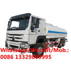 fuel tanker tank truck supplier 6x4 18000L 20000L 25000L HOWO SINOTRUCK alloy stainless black steel oil tanker truck