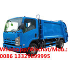 Cheaper price ISUZU 5cbm-10cbm compacted garbage truck for sale, China ISUZU garbage compacted vehicle supplier for sale