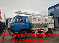 2021s best selling-Dongfeng 10T hydraulic discharging bulk feed transported truck for sale, 20CBM feed pellet vehicle