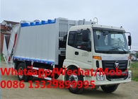 Customized FOTON 4*2 LHD 240Hp diesel 12-14cbm garbage compactor truck for sale, best price compacted garbage vehicle