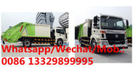 comtomized  foton AUMAN 4*2 RHD 14cbm compacted garbage truck, 10T rear loader wastes collecting vehicle for sale