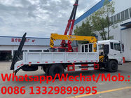 Hot sale! customized DONGFENG TIANJIN 4*2 RHD 5T cargo truck with crane for Mozambique, new truck with crane for sale