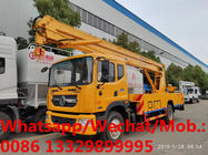 dongfeng D9 22m working height folded truck mounted aerial working platform for sale, High altitude operation vehicle
