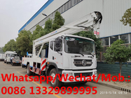 dongfeng D9 22m working height folded truck mounted aerial working platform for sale, High altitude operation vehicle