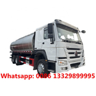 Customized HOWO 25CBM stainless steel milk tanker truck for sale, foodgrade liquid food tanker vehicle for sale,
