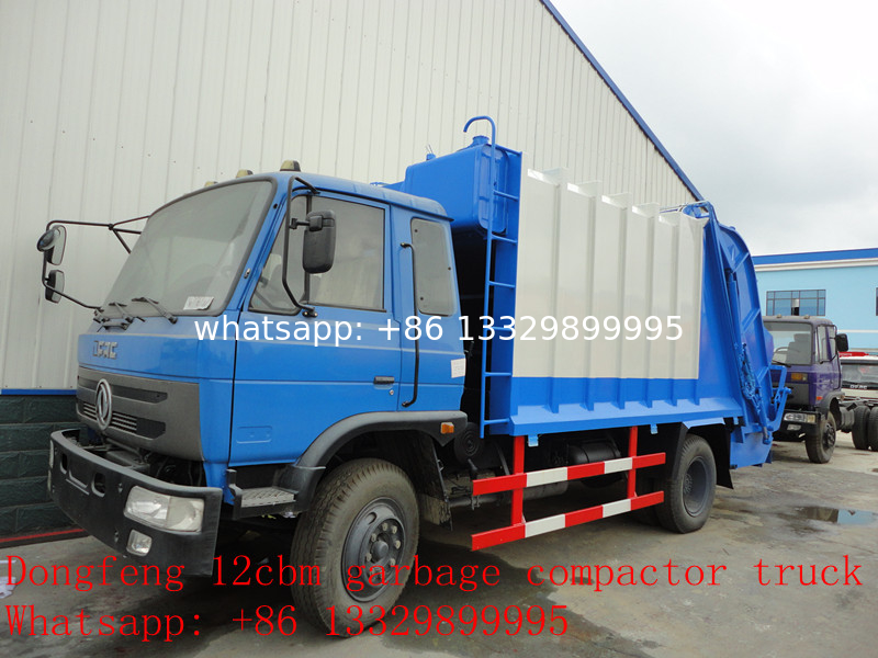 high quality dongfeng garbage refuse garbage truck for sale, hot sale best price dongfeng compacted garbage truck
