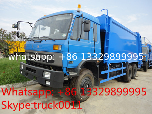 hot sale good price dongfeng 6*4 18cbm garbage compactor truck, factory best price dongfeng 16m3 compacted garbage truck