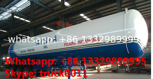 CLW brand hot sale 3 axles 20ton to 25ton lpg gas tank trailer, factory sale cooking propane gas tank semitrailer