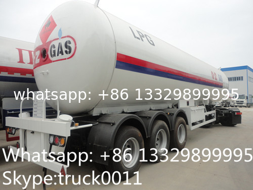 CLW brand 24.5tons bulk lpg gas tank trailer for sale, factory sale ASME standard lpg gas propane tanker trailer