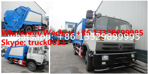 Wholesale bottom price customized dongfeng 4*2 RHD 190hp Euro 3 14m3 compression garbage truck, garbage compactor truck