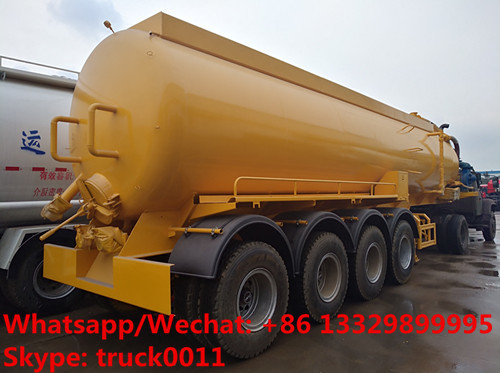 high quality and competitive price customized CLW brand 4 axles 30,000Liters vacuum tank semitrailer for sale,