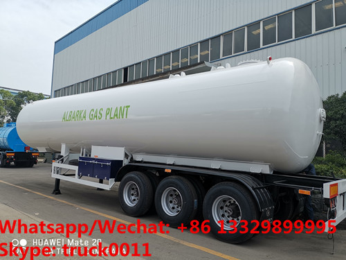 Factory sale best price CLW brand 20tons propane gas tank semitrailer for sale, HOT SALE! 49.6m3 lpg gas tank trailer