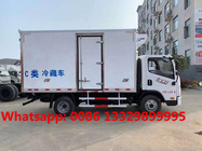 HOT SALE! Good price new FAW brand TIGER V refrigerated truck, FAW 4*2 LHD 120hp frozen van van box vehicle for sale