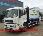 HOT SALE! lower price dongfeng 10cbm-12cbm refuse garbage vehicle, Factory sale rear loader garbage truck for sale
