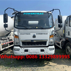 Good price SINO TRUK HOWO 4CBM bulk cement mixer vehicle for sale, Chinamade howo concrte mixer truck for sale