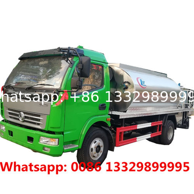 dongfeng brand new 6000 liter bitumen tank aspahlt spraying truck for sale, lower price asphal tanker distributing truck