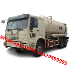 SINO TRUK HOWO 6*6 sewage sludge treatment and purification vehicle for sale, HOWO vacuum tanker car truck for sale