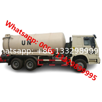 SINO TRUK HOWO 6*6 sewage sludge treatment and purification vehicle for sale, HOWO vacuum tanker car truck for sale