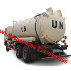 SINO TRUK HOWO 6*6 sewage sludge treatment and purification vehicle for sale, HOWO vacuum tanker car truck for sale