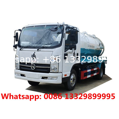 HOT SALE! lower price stainless steel 304 5,000L vacuum tanker vehicle, Sewage Sewer Cleaning Combination tanker truck