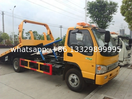 Good price JAC brand 3T wrecker towing vehicle for sale, High quality flatbed towing vehicle for sale