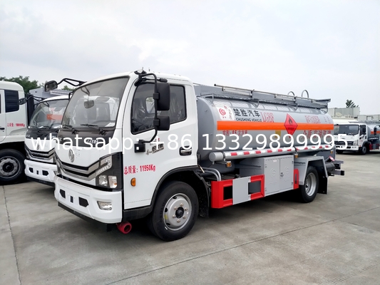 dongfeng Diesel truck 8000 liters small fuel tank truck for sale，competitive price dongfeng diesel oil transported truck