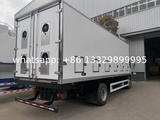 Customized 50000 HOWO LHD day old chick transported truck for Africa10T HOWO brand livestock poultry baby birds van tru