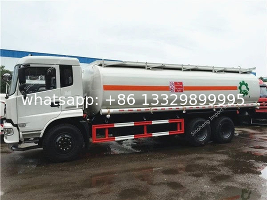 Factory direct sale dongfeng brand 25,000Liters mobile fuel tanker vehicle, diesel petrol tanker truck for sale