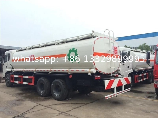 Factory direct sale dongfeng brand 25,000Liters mobile fuel tanker vehicle, diesel petrol tanker truck for sale