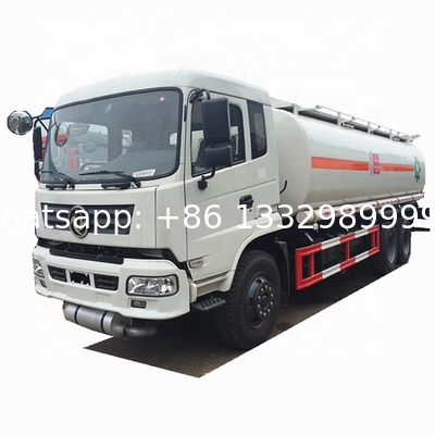 Factory direct sale dongfeng brand 25,000Liters mobile fuel tanker vehicle, diesel petrol tanker truck for sale