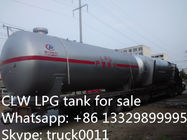 hot sale best price 20tons bulk surface LPG gas storage tank, factory sale price propane gas storage tank for sale