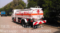 high quality and best price ISUZU 5,000L fuel dispensing truck for sale, factory sale good bulk fuel tanker vehicle