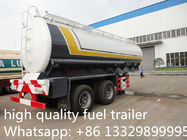 hot sale high quality best price 35000 litres 2 axles fuel tank trailer, best quality chemical tank trailer for sale,