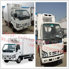 hot sale ISUZU Euro4 120hp 3 ton 4x2 refrigerator cooling van for sale refrigerated truck isuzu