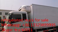 factory selling dongfeng tianjin 4x2 190hp 12cbm meat hook refrigerator truck for sale, 15tons cold room truck for TOGO
